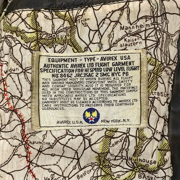 Vintage Avirex A-2 Leather Jacket - Picture 4 of 5